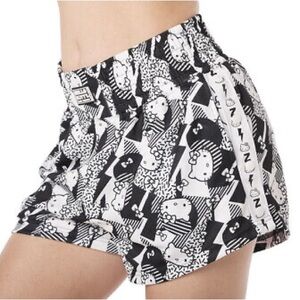 Hello Kitty x Zumba Fitness Collab Women’s Athletic Shorts Size Large NWT